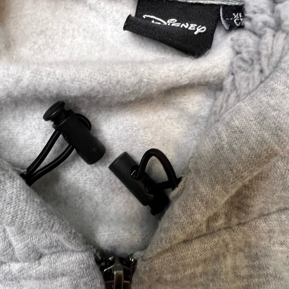 Disney Mickey Mouse zip up fleece grey hoodie. - Picture 4 of 8